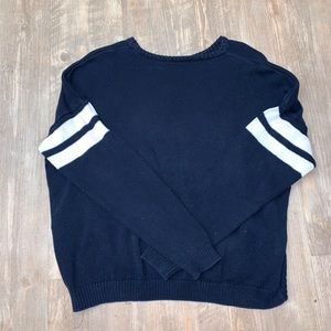 Navy Blue Brandy Stripped Sweater
